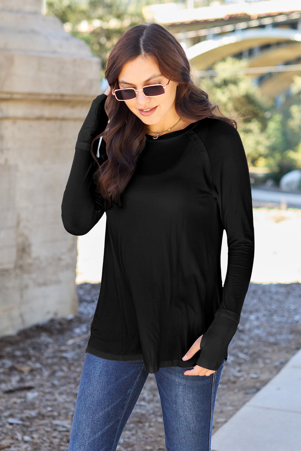 Black Friday Round Neck Long Sleeve T-Shirt