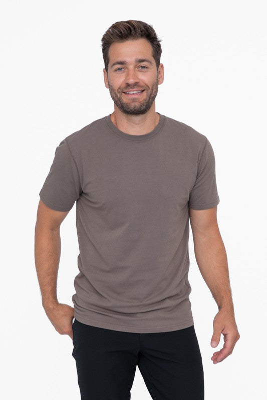 Pima Cotton Blend Short Sleeve Tee