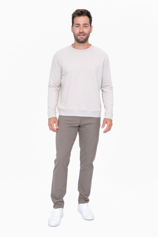 Cotton Blend Classic Crewneck