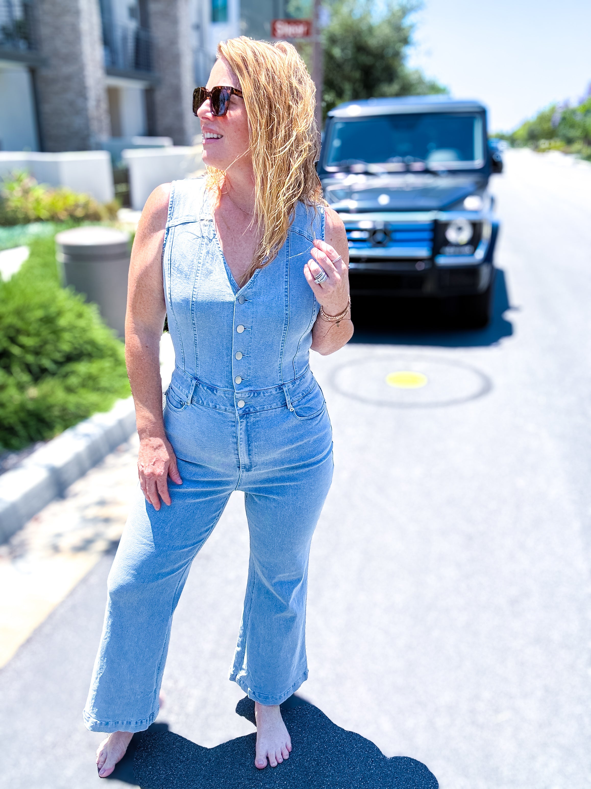 Music in Me Jumpsuit by White Birch