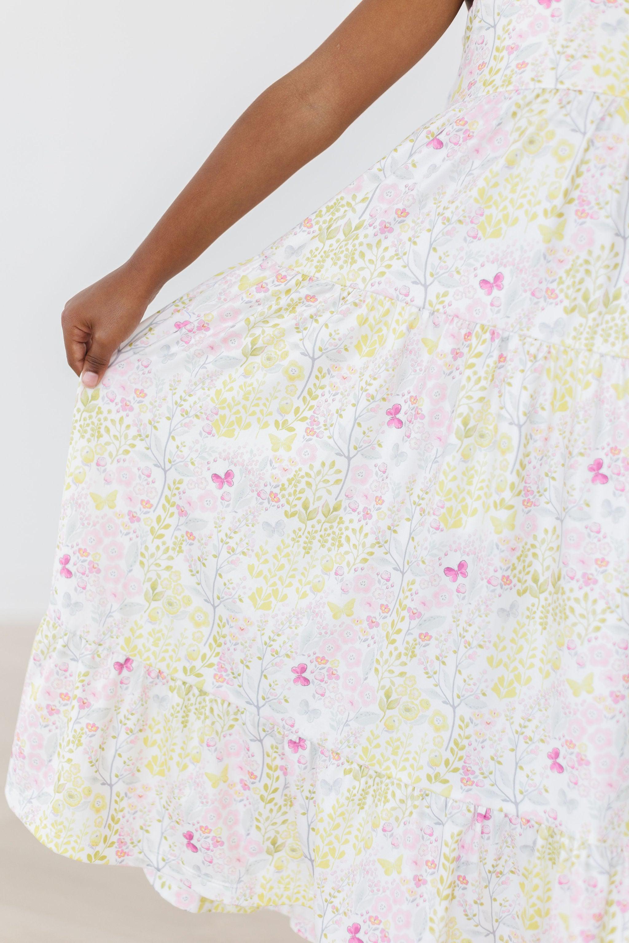 Sunny Days Ruffle Maxi Dress