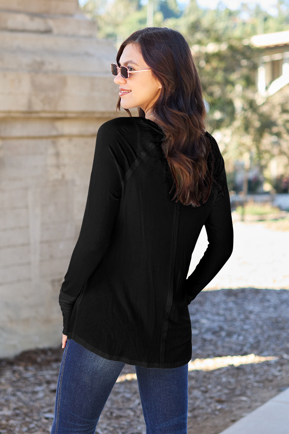 Black Friday Round Neck Long Sleeve T-Shirt