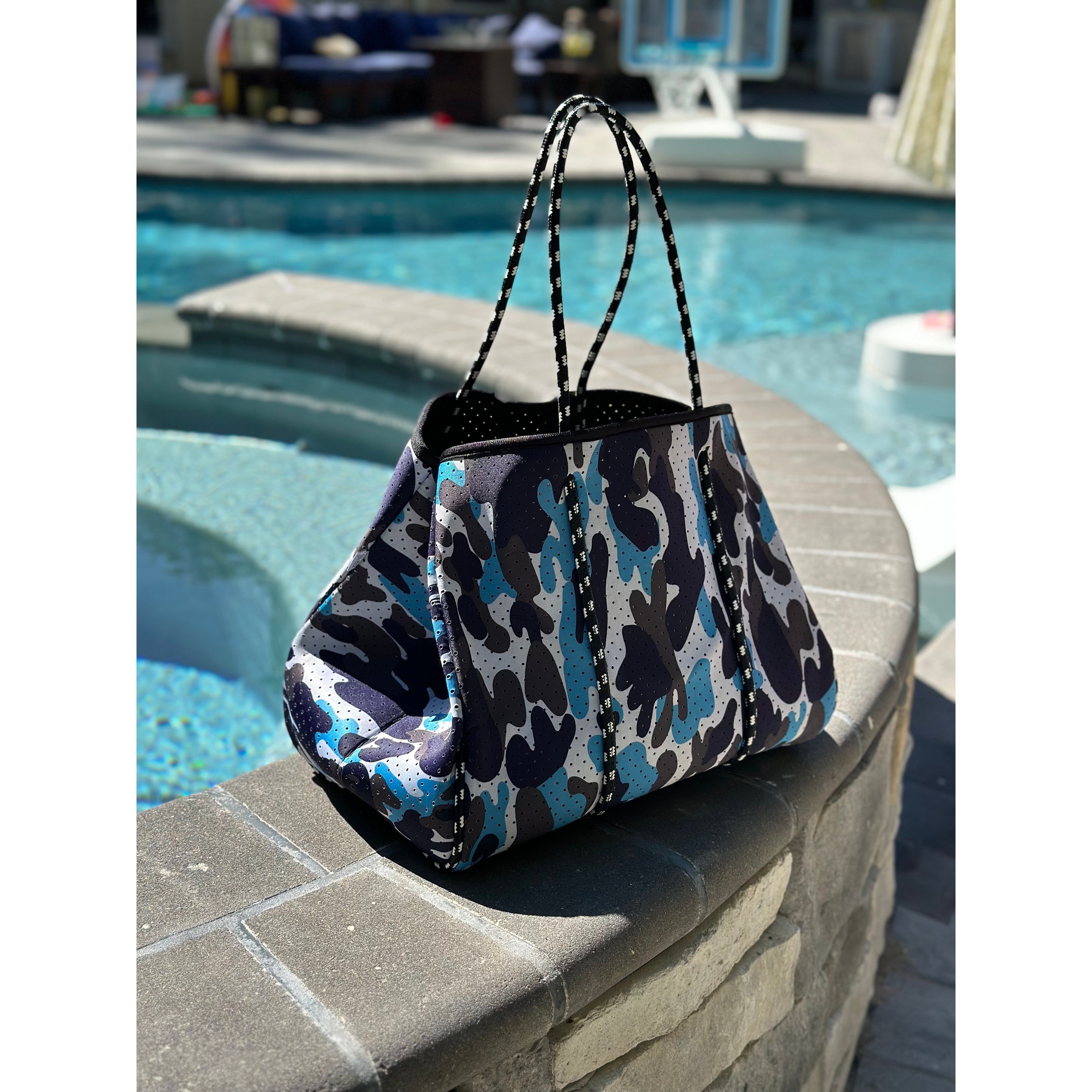 The Carly Camo Neoprene Tote