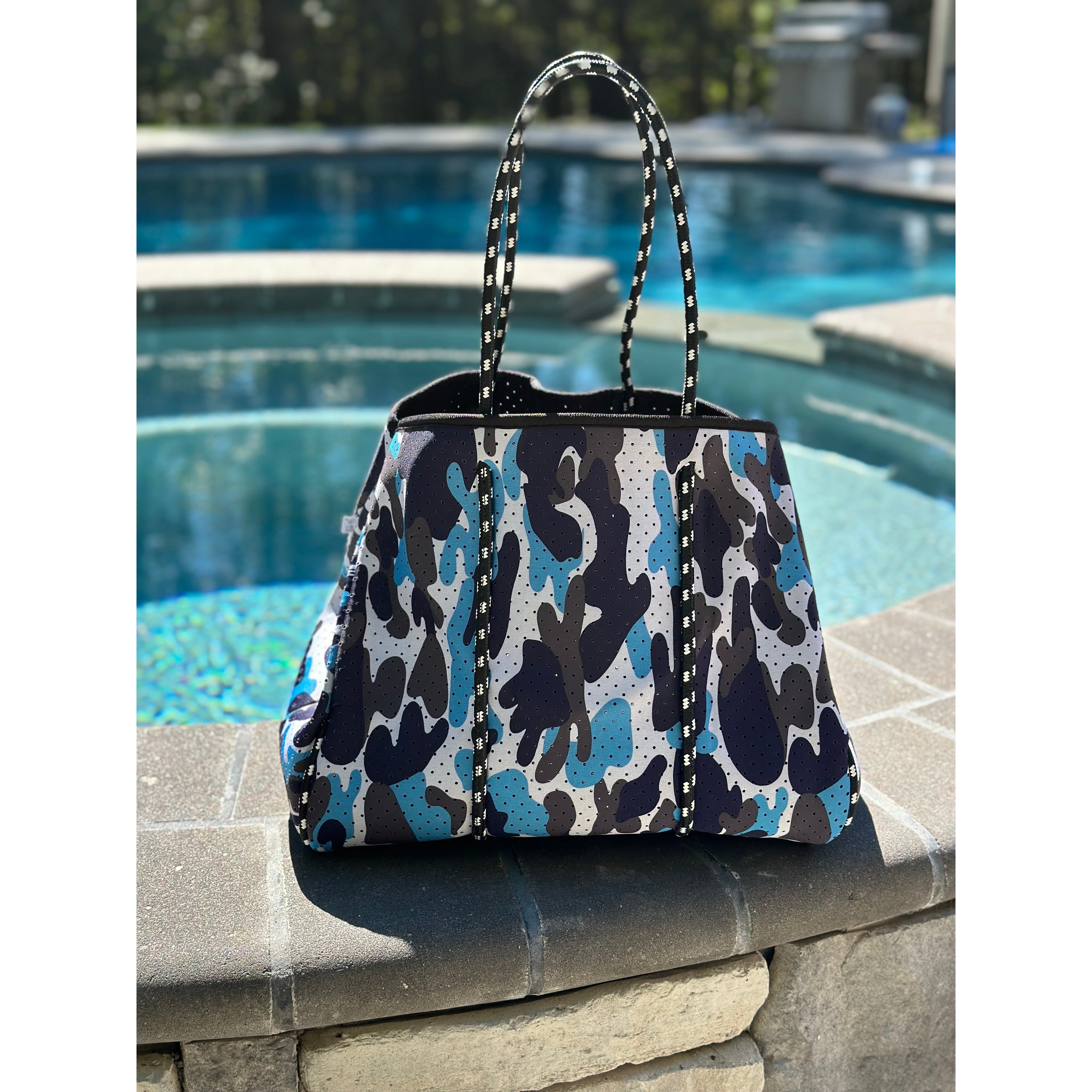 The Carly Camo Neoprene Tote