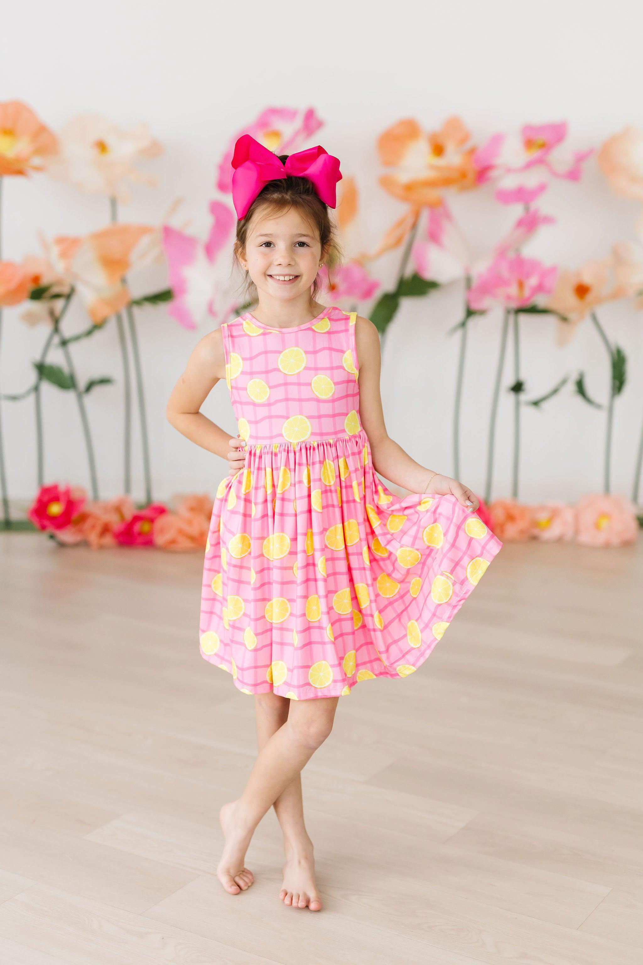 Pink Lemonade Tank Twirl Dress