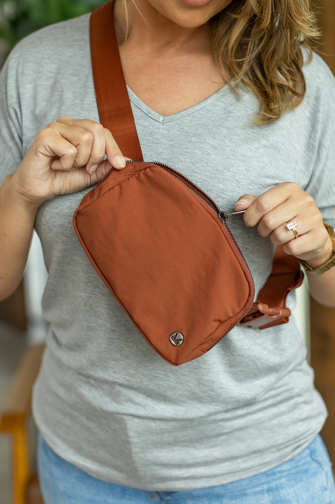 Women's orange Fanny Pack