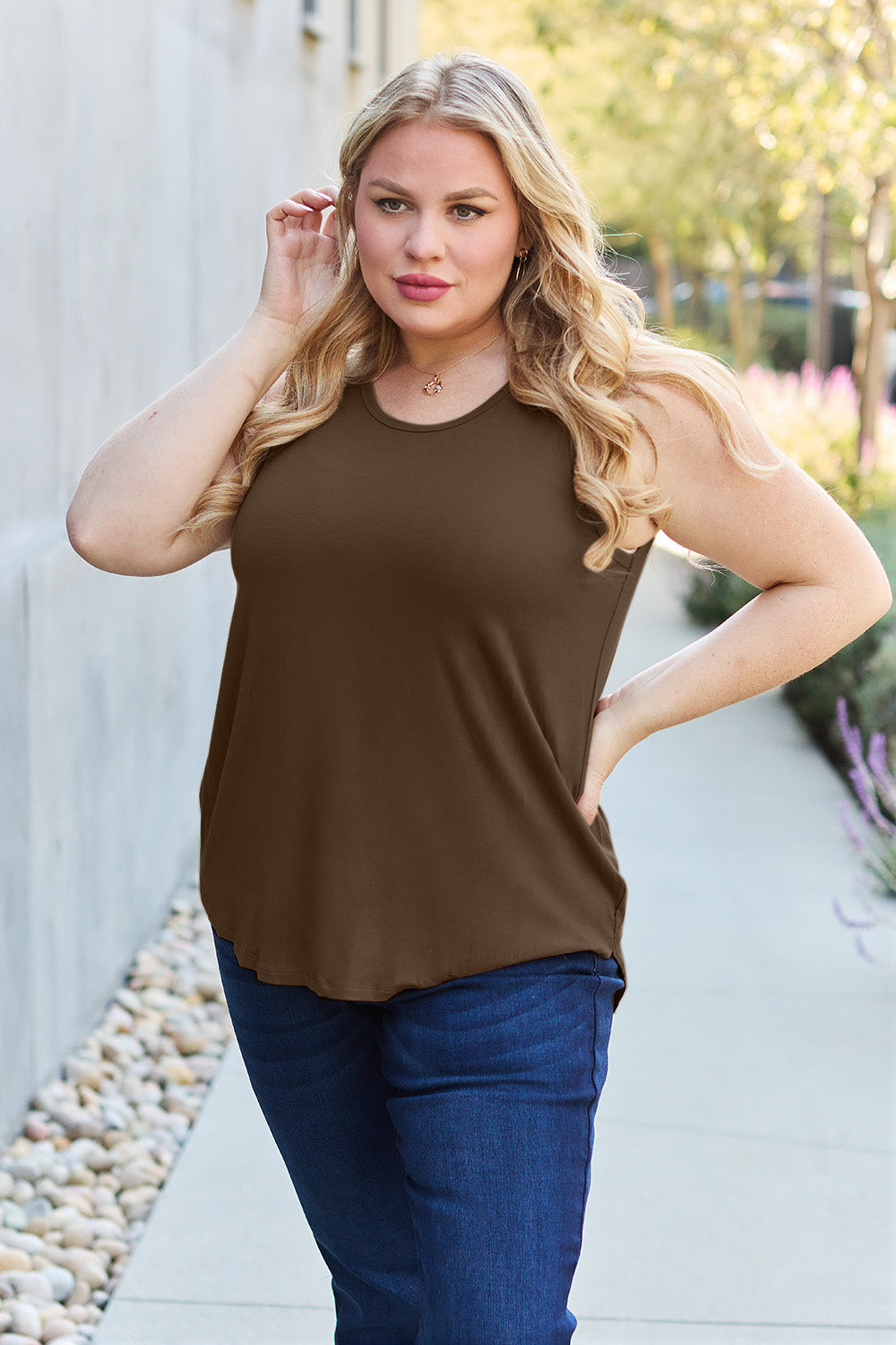 Basic Bae Full Size Round Neck Tank