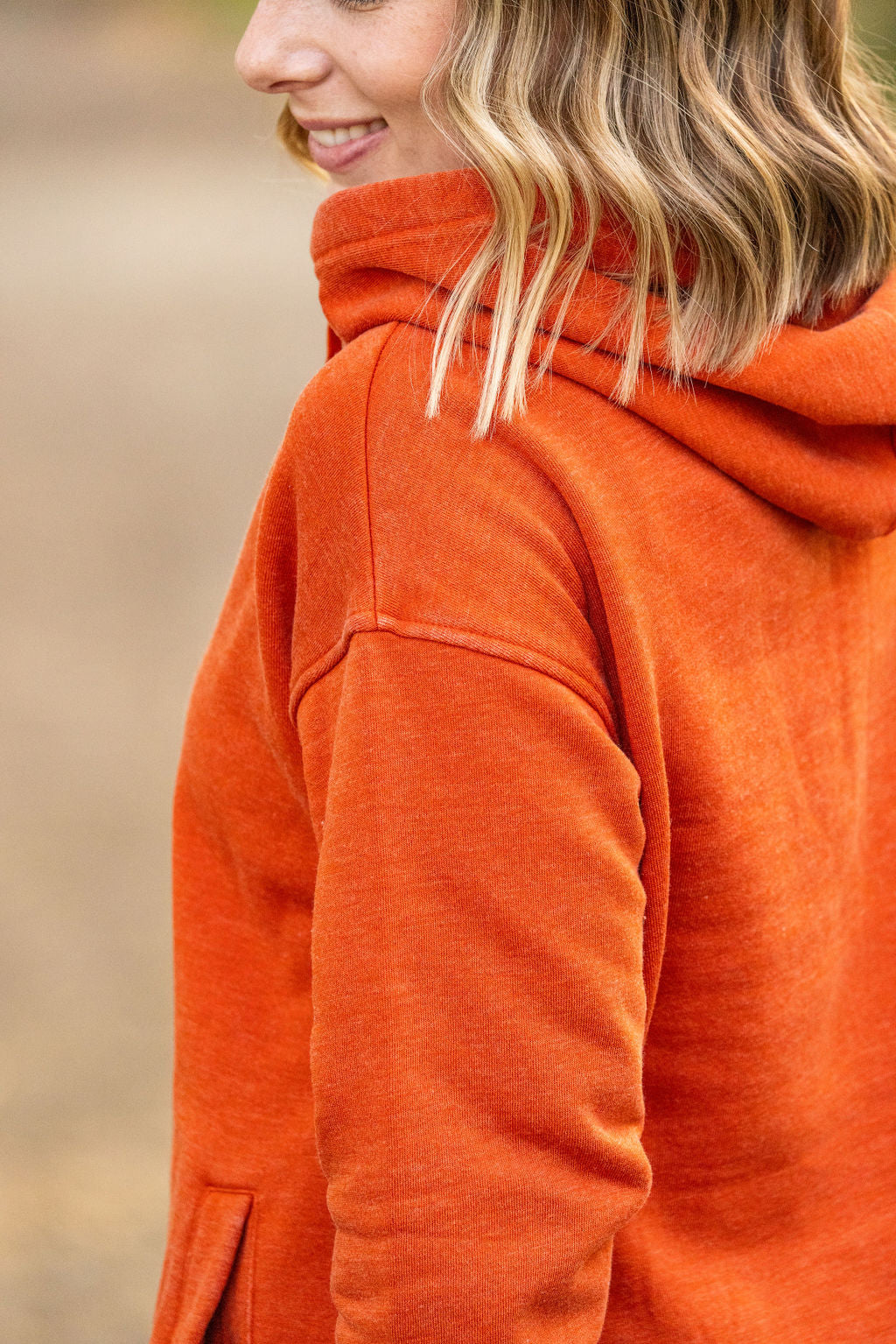 IN STOCK Vintage Wash Hoodie - Rust FINAL SALE