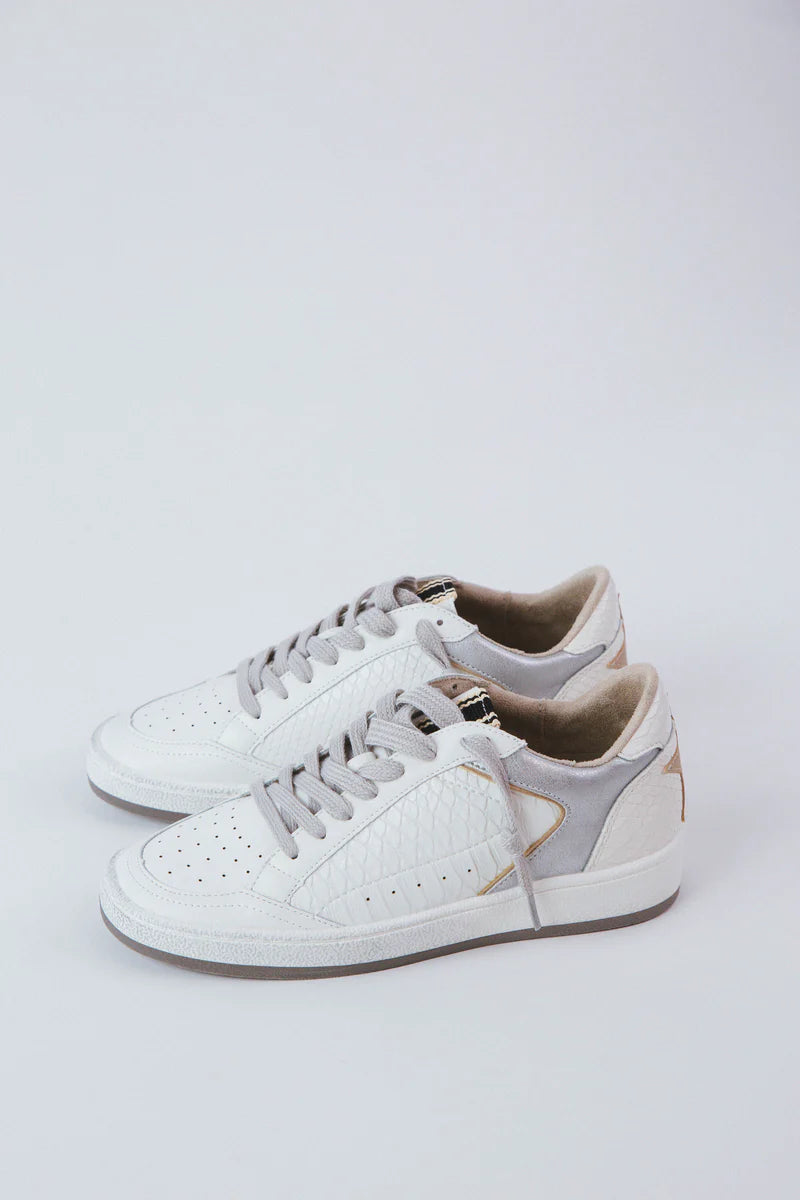 Park Sneaker in White Snake by ShuShops