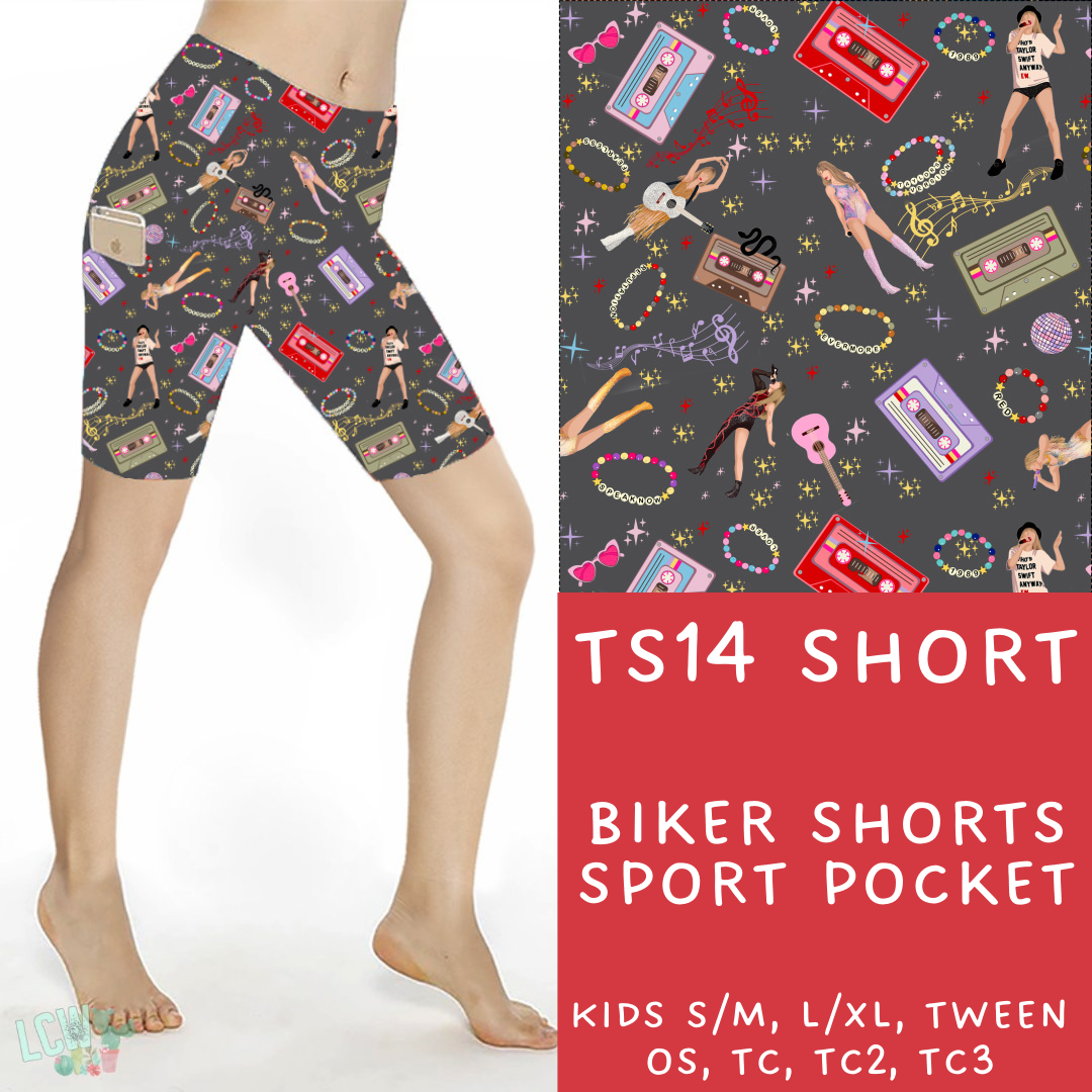 Batch #100 - Popstar 2 Collection - TS14 Biker Short - Pre-Order