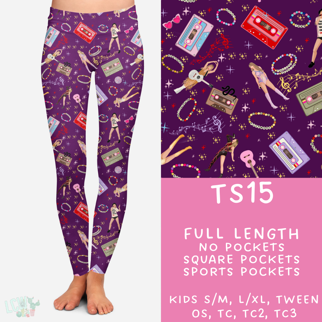 Batch #100 - Popstar 2 Collection  - TS15 Leggings - Pre-Order