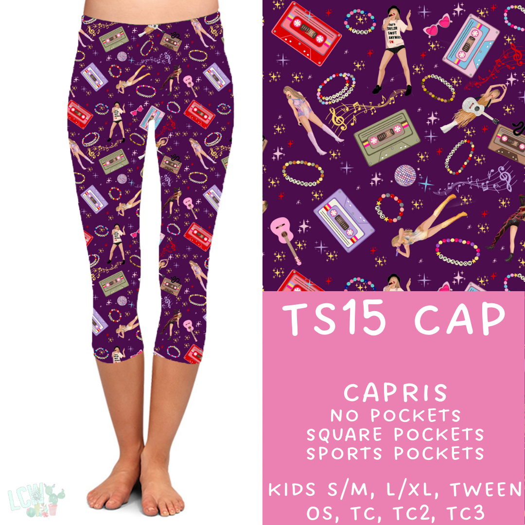 Batch #100 - Popstar 2 Collection - TS15 Capri Leggings - Pre-Order