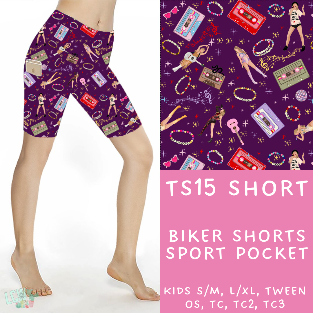 Batch #100 - Popstar 2 Collection - TS15 Biker Short - Pre-Order