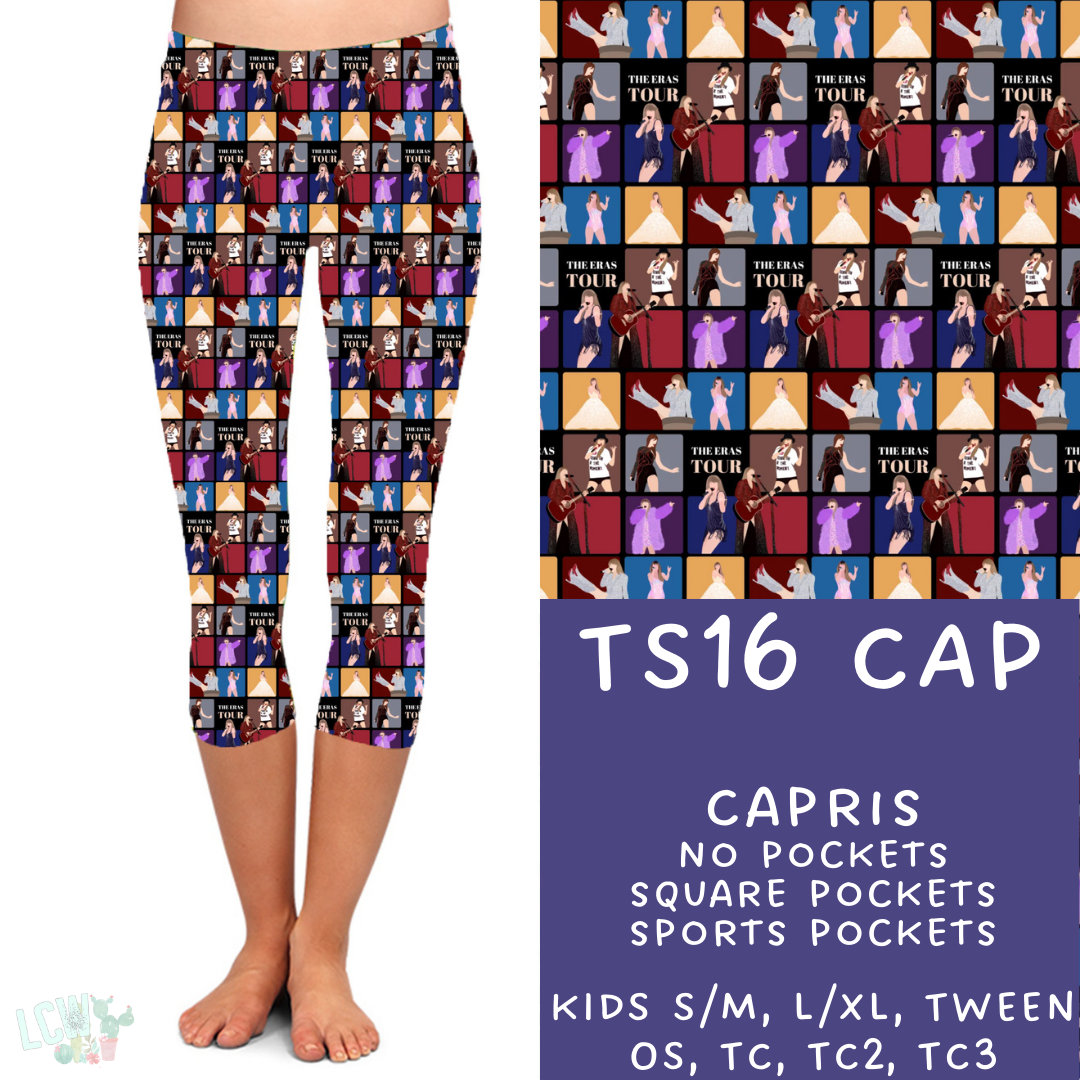 Batch #100 - Popstar 2 Collection - TS16 Capri Leggings - Pre-Order