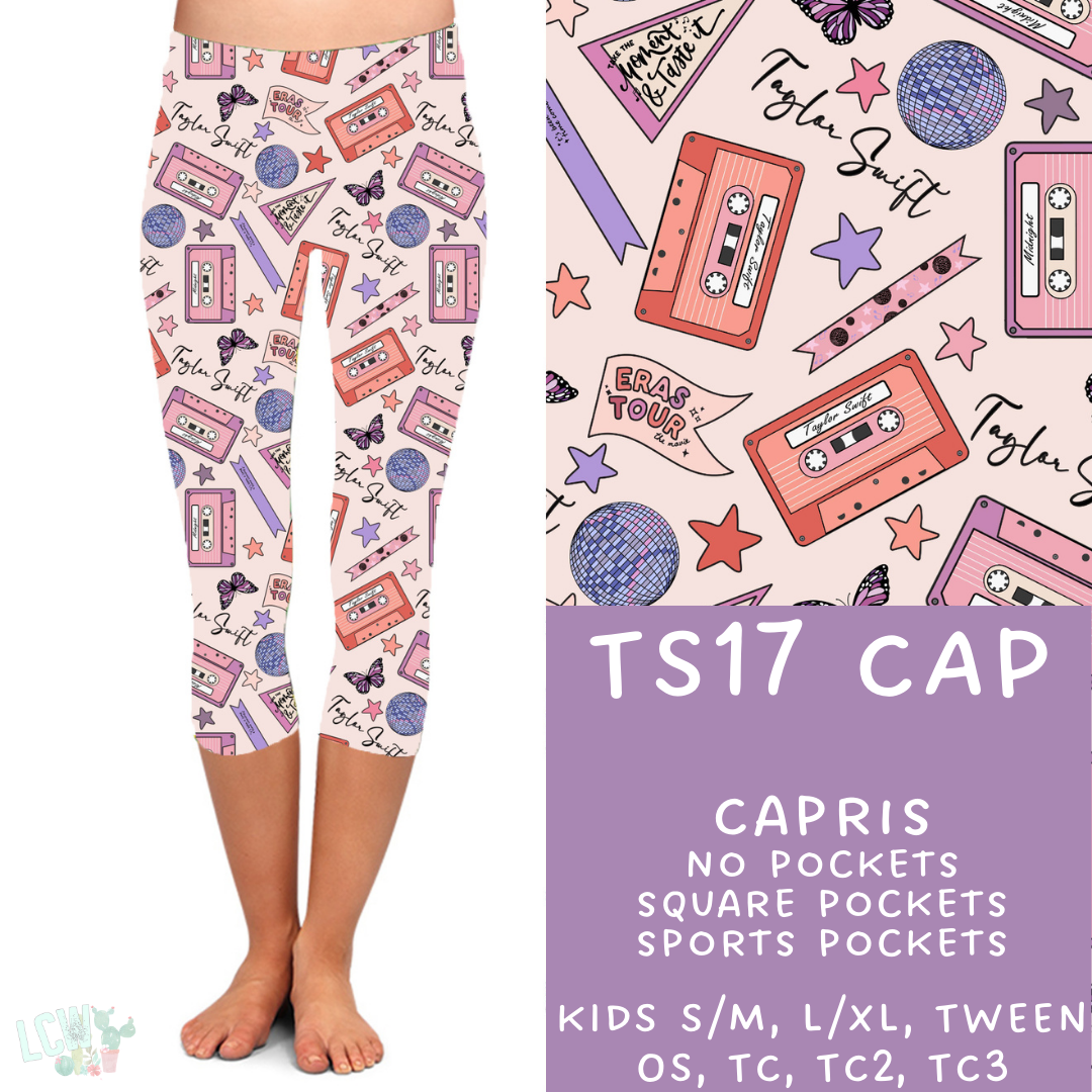 Batch #100 - Popstar 2 Collection - TS17 Capri Leggings - Pre-Order