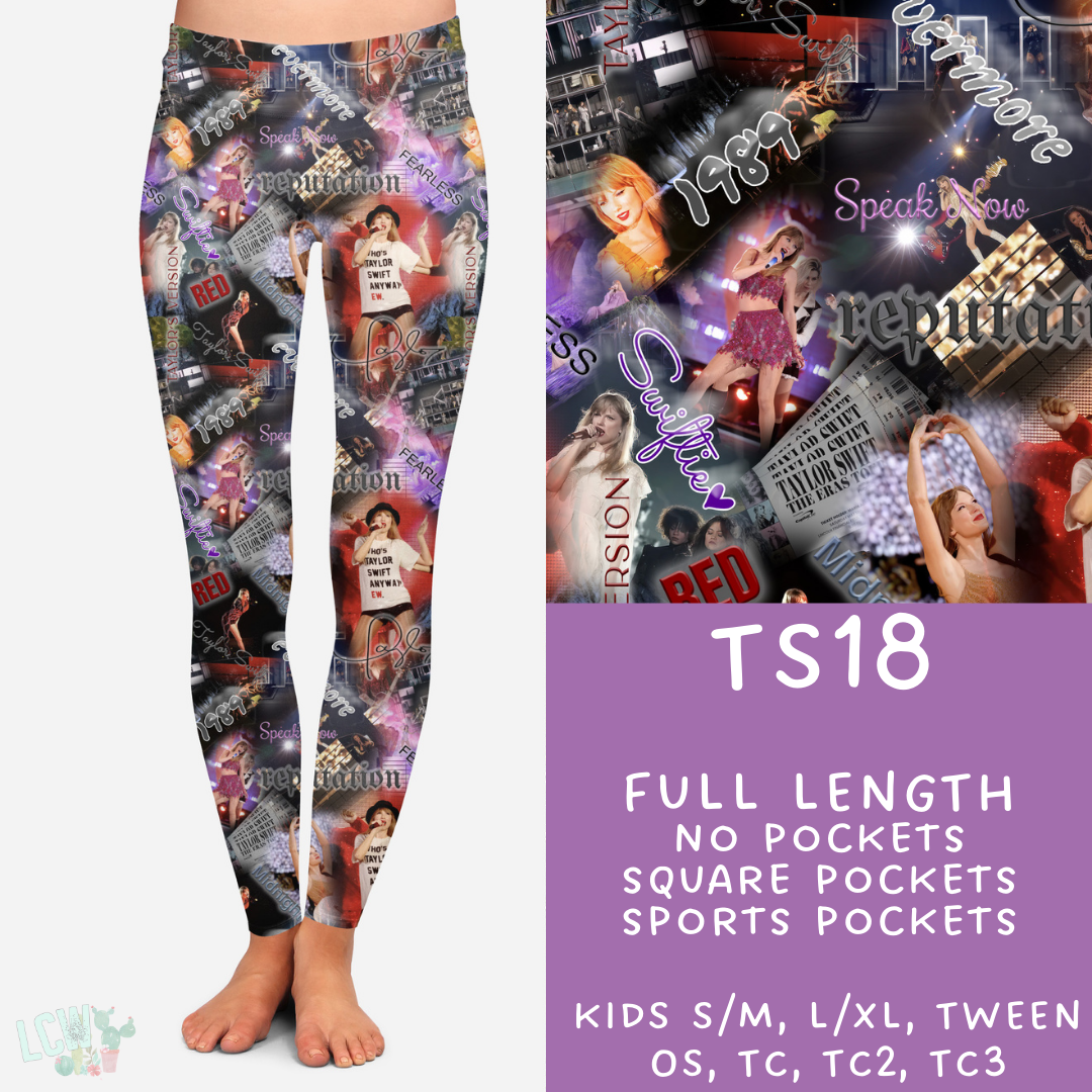 Batch #100 - Popstar 2 Collection - TS18 Leggings - Pre-Order