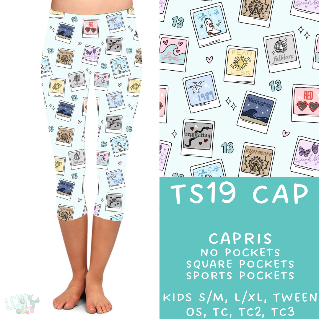 Batch #100 - Popstar 2 Collection - TS19 Capri Leggings - Pre-Order